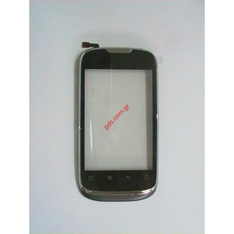 Front cover with digitazer touch panel (OEM) Huawei U8650 Sonic Black
