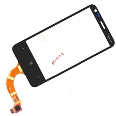 Touch screen panel (OEM) Nokia Lumia 620 with digitizer Gorilla Glass 2 with frame cover