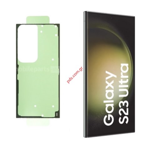 Γνήσια ταινία Samsung Galaxy S23 Ultra SM-S918U για το πίσω καπάκι battery Cover Blister ORIGINAL