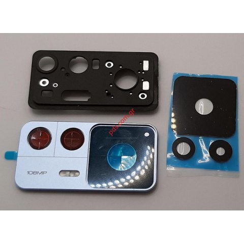 Back camera glass Xiaomi 12T PRO 5G Blue with Frame Bulk