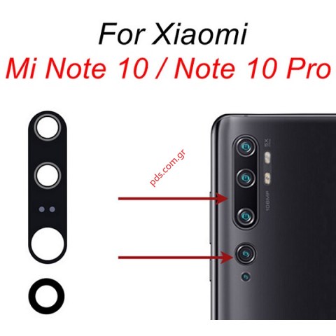 Τζαμάκι πίσω κάμερας Xiaomi Mi Note 10 Pro (M1910F4S) OEM Back camera len window Bulk Τζαμάκι πίσω κάμερας Xiaomi Mi Note 10 Pro (M1910F4S) OEM Back camera len window Bulk