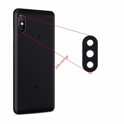 Τζαμάκι πίσω κάμερας  Xiaomi RedMi Note 5 Back camera len window Τζαμάκι πίσω κάμερας  Xiaomi RedMi Note 5 Back camera len window