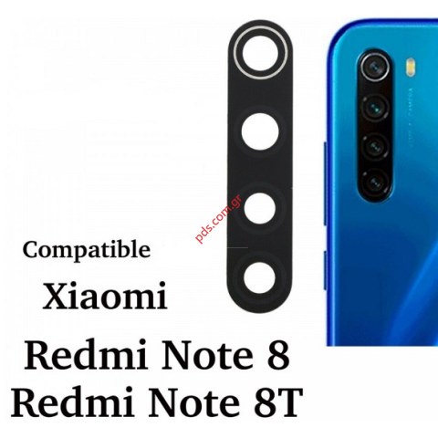 Τζαμάκι πίσω κάμερας Xiaomi RedMi Note 8T Back camera glass len window Bulk Τζαμάκι πίσω κάμερας Xiaomi RedMi Note 8T Back camera glass len window Bulk