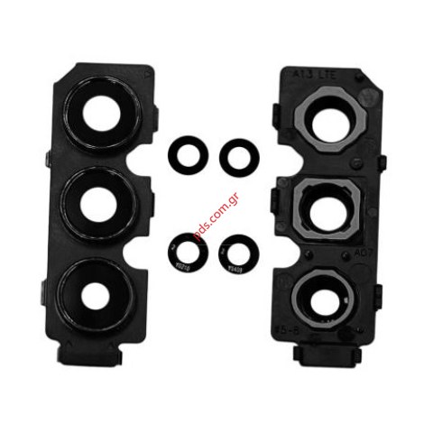 Τζαμάκια πίσω κάμερας με πλαίσιο Samsung Galaxy A13 2022 A135F OEM w/frame SET Bulk