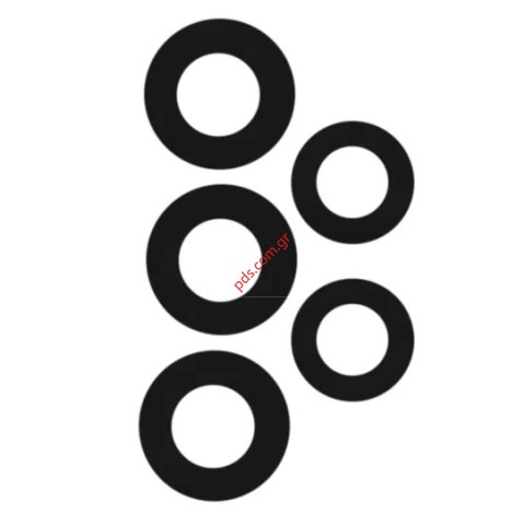 Τζαμάκια πίσω κάμερας Samsung A52s Galaxy A528 Set 5 τεμάχια Bulk