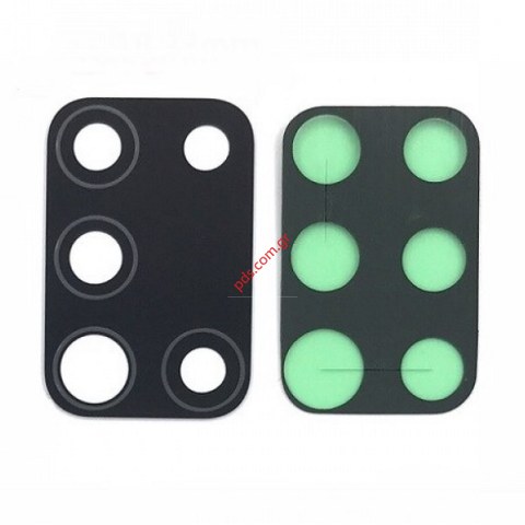 Τζάμι πίσω κάμερας Samsung Galaxy A21S (SM-A217) Black Camera lens glass (OEM) Bulk