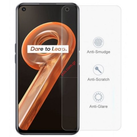 Τζάμι προστασίας Realme 9i/C33 9H 3D 0.33mm Flat Clear Blister