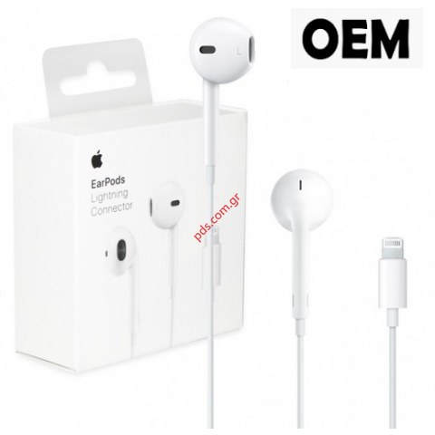 Ακουστικά EarPods iPhone 7 (MMTM2ZN/A) OEM Lightning 8 pin BOX Ακουστικά EarPods iPhone 7 (MMTM2ZN/A) OEM Lightning 8 pin BOX