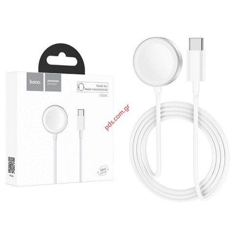 Ασύρματος φορτιστής Hoco CW39C USB σε Lightning 5V/0.35A Fast Charging Λευκό (BOX)