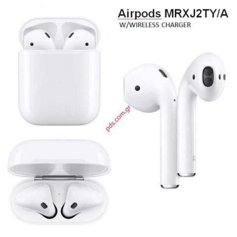 Γνήσια ακουστικά Airpods new 2019 MRXJ2TY/A με ασύρματο φορτιστή (WIRELESS CHARGING CASE) BOX