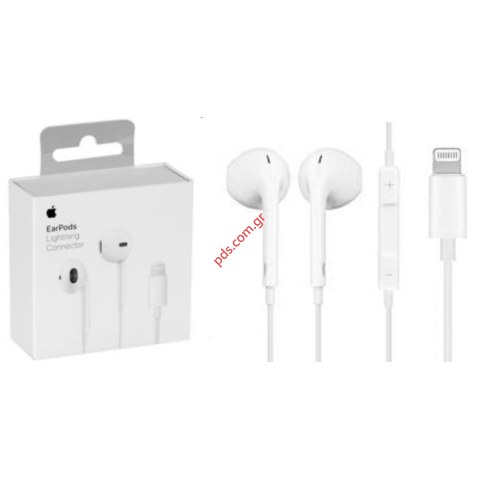 Γνήσια ακουστικά EarPods Lightning (MMTN2AM/A) A1748 Stereo Retail Box ORIGINAL