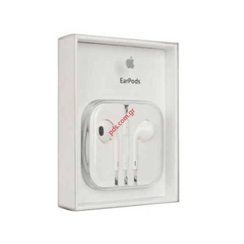 Γνήσια ακουστικά στέρεο Apple MD827ZM/B A1748 Blister Box EarPods με διαχείριση και μικρόφωνο 