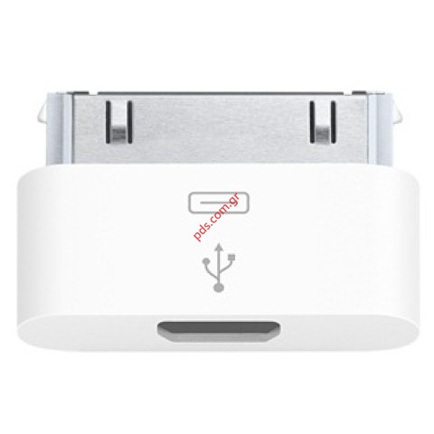 Μετατροπέας Apple απο 30 pin σε φις microusb για ολα τα iPhone, ipad, ipod series (DB-600501-000-W) Bulk
