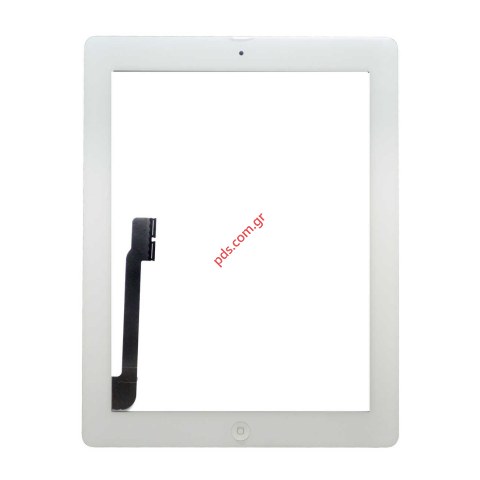 Εξωτερικό τζάμι Apple iPad White 3GN, 4GN glass with touch screen digitazer σε λευκό. Εξωτερικό τζάμι Apple iPad White 3GN, 4GN glass with touch screen digitazer σε λευκό.
