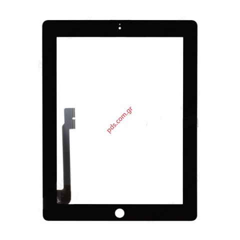 Εξωτερικό τζάμι (OEM) iPad 3 model A1430 Black glass with touch screen digitazer (NO HOME BUTTON) Εξωτερικό τζάμι (OEM) iPad 3 model A1430 Black glass with touch screen digitazer (NO HOME BUTTON)