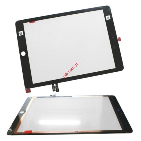 Εξωτερικό τζάμι με αφή (OEM) Apple iPad 6GN Black A1853 9.7 (2018) inch σε μαύρο χρώμα touch digitizer