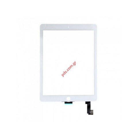 Εξωτερικό τζάμι με αφή HQ Apple iPad Air 2 A1566 White 6th Generation σε λευκό χρώμα touch digitazer