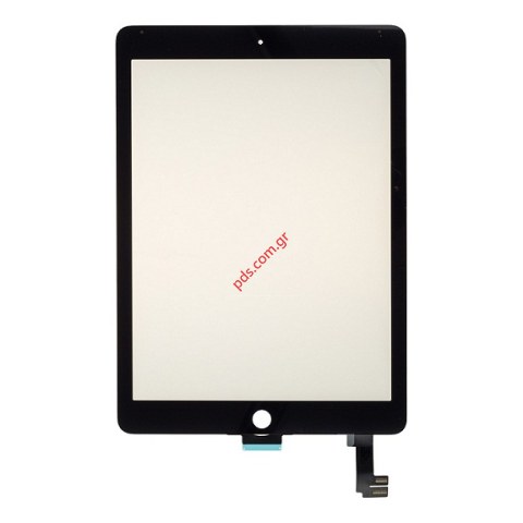 Εξωτερικό τζάμι με αφή (OEM) Apple iPad Air 2 A1566 Black 6th Generation σε μαύρο χρώμα touch digitazer 	