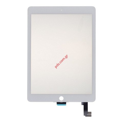 Εξωτερικό τζάμι με αφή (OEM) Apple iPad Air 2 A1566 White 6th Generator σε λευκό χρώμα touch digitazer 	