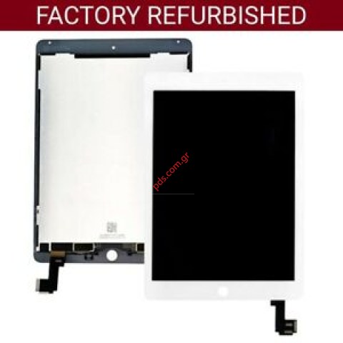 Οθόνη σετ Lcd Apple iPad Air 2 White (A1555/A1567) REFURBISHED σε λευκό χρώμα (TOUCH + DISPLAY) ΑΝΑΚΑΤΑΣΚΕΥΑΣΜΕΝΗ