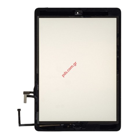Εξωτερικό τζάμι με αφή (OEM) Apple iPad Air (5GN) Black (W/HOME FLEX) σε μαύρο χρώμα touch digitazer 