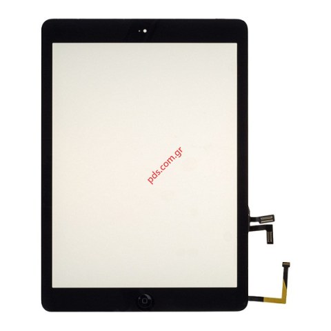External glass (OEM) Apple iPad AIR 5GN (W/HOME FLEX) Black replacement touch screen External glass (OEM) Apple iPad AIR 5GN (W/HOME FLEX) Black replacement touch screen