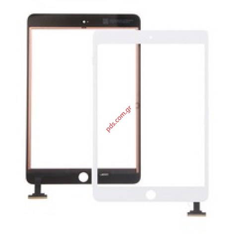 Εξωτερικό τζάμι (OEM) iPad Mini 3 White (A1599/A1600) Touch screen digitizer με την αφή σε λευκό χρώμα  Εξωτερικό τζάμι (OEM) iPad Mini 3 White (A1599/A1600) Touch screen digitizer με την αφή σε λευκό χρώμα
