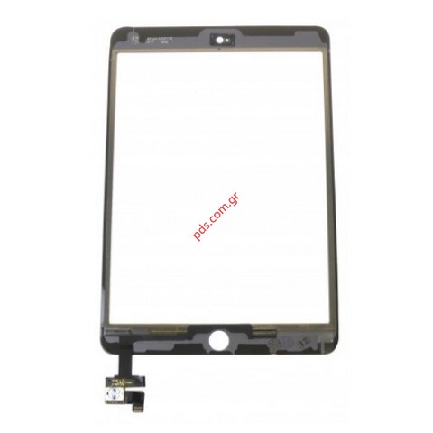 Εξωτερικό τζάμι (OEM) iPad Mini 3 White (A1599/A1600) W/IC FLEX (NO HOME BUTTON) Touch screen digitizer με την αφή σε λευκό χρώμα