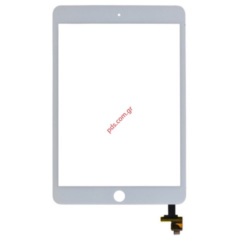 Εξωτερικό τζάμι (OEM) iPad Mini 3 White (A1599/A1600) W/IC FLEX (NO HOME BUTTON) Touch screen digitizer με την αφή σε λευκό χρώμα Εξωτερικό τζάμι (OEM) iPad Mini 3 White (A1599/A1600) W/IC FLEX (NO HOME BUTTON) Touch screen digitizer με την αφή σε λευκό χρώμα