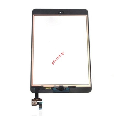 Τζάμι με αφή (OEM) Apple iPad Mini 1/2 Black V2 w/flex (MINI 2) A1445 Version 2 (820-3291A) σε μαύρο χρώμα touch digitazer.