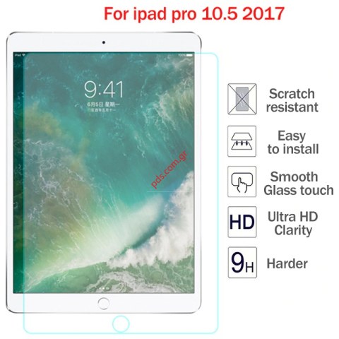 Προστατευτικό γυαλί οθόνης iPad Pro 10.5 inch 2018 A1709 Temepered Glass film (Compatible iPad Pro 10.5,A1701 (WiFi), A1709 (WiFi, Cellular), IPAD Air 10.5 Προστατευτικό γυαλί οθόνης iPad Pro 10.5 inch 2018 A1709 Temepered Glass film (Compatible iPad Pro 10.5,A1701 (WiFi), A1709 (WiFi, Cellular), IPAD Air 10.5