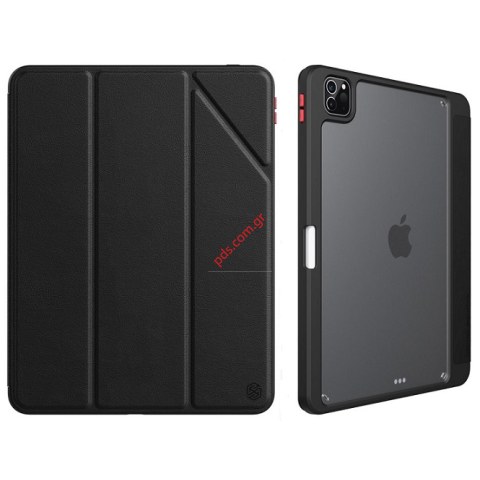 Case iPAD PRO 11 (A2301) 2021 Black Nillkin Bevel Leather stand 3 fold Blister Case iPAD PRO 11 (A2301) 2021 Black Nillkin Bevel Leather stand 3 fold Blister