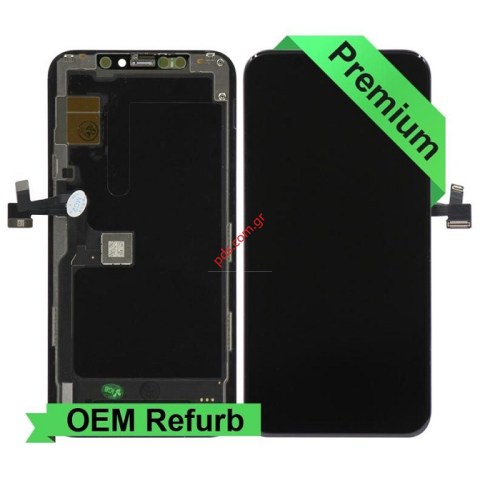 Οθόνη σετ (REFURBISHED) iPhone 11 PRO (A2215) 6.1 inch Black σε μαύρο χρώμα Display with touch screen digitizer. Οθόνη σετ (REFURBISHED) iPhone 11 PRO (A2215) 6.1 inch Black σε μαύρο χρώμα Display with touch screen digitizer.