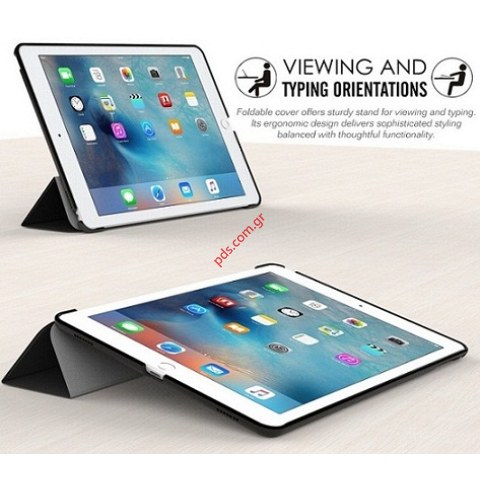 Θήκη Apple iPad Pro 9.7 2016 Folded stand Black σε μαύρο χρώμα
