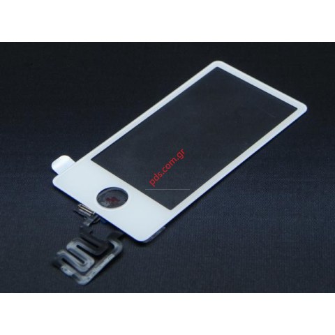 Εξωτερικό τζάμι με αφή Apple Ipod Nano 7 White σε λευκό χρώμα