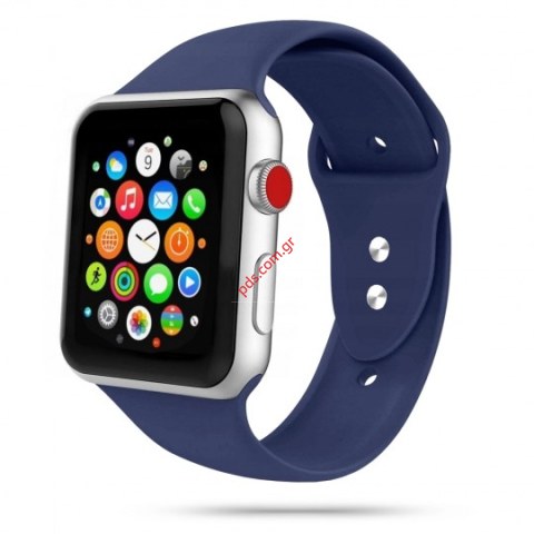 Λουράκι silicon Apple iWatch 1/2/3/4/5/6/SE 42/44mm White σε λευκό χρώμα
