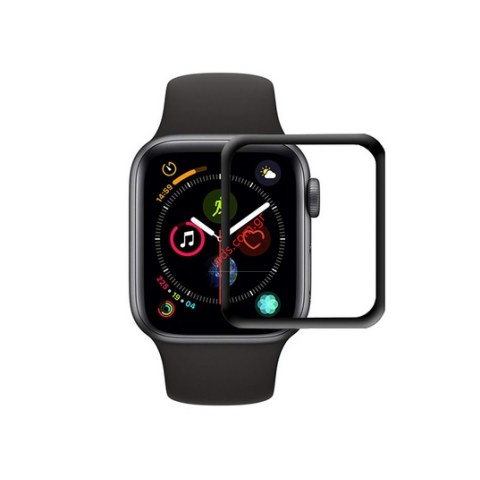 Προστατευτικό τζάμι Apple Watch Powertech Series 4, Series 5, Series 6, Series SE (40mm) Tempered Glass 7H AntiCrash / AntiShock Black