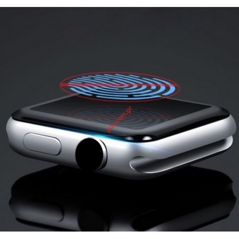 Προστατευτικό τζάμι Apple Watch Series 4, Series 5 (44mm) Tempered Glass 5D glass clear black