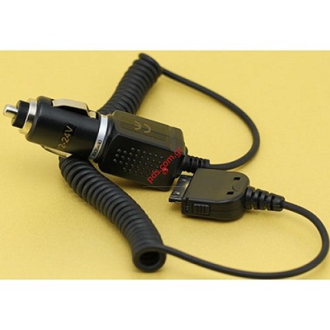 Φορτιστής αυτοκινήτου Apple iPhone 4G, 3GS, 3G, 2G input 24/12v BULK black