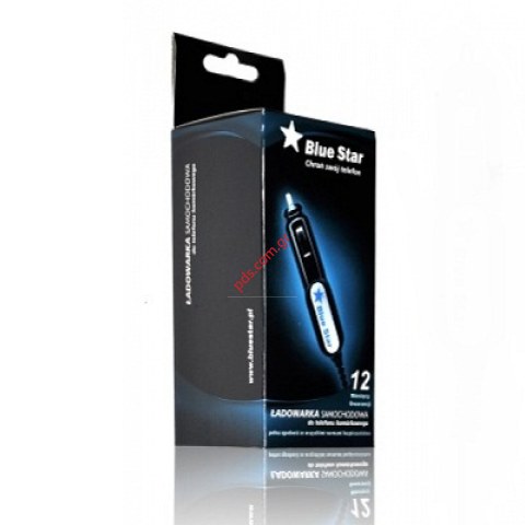 Car charger for Apple iPhone 4S, 4G, 3GS, 3G and iPod 24V/12Volt blister