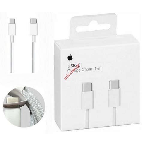 Γνήσιο καλώδιο Apple MQKJ3ZM/A A2795 USB-C to USB-C Data Cable USB 2.0 60W White 1m ORIGINAL