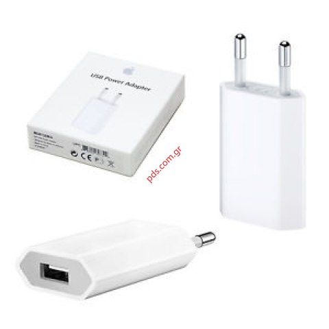 Γνήσιος φορτιστής σπιτιού Apple MD813ZM/A A1400 EU USB Adapter (BOX)