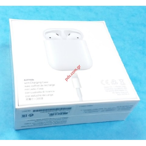 Γνήσια ασύρματα ακουστικά AirPods 1 (MMEF2ZM/A) Bluetooth BOX
