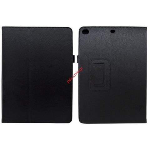 Δερμάτινη θήκη για iPad 9.7 inch 2017/2018 Book σε στύλ βιβλίου μαύρο χρώμα