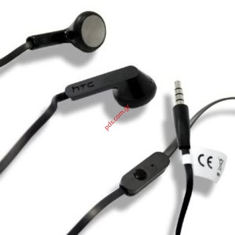 Γνήσιο ακουστικό στέρεο HTC RC E195 Stereo 3,5mm για One X Black (Bulk)