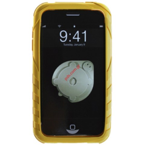 Θήκη από NBR για Apple iPhone Turtle Yellow