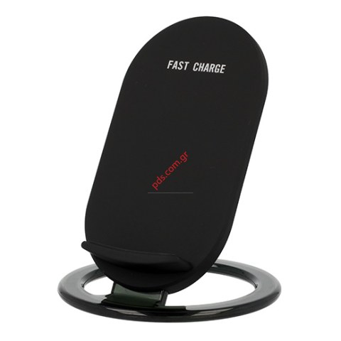 Ασύρματη βάση γρήγορης φόρτισης QI FC05 Universal Fast Charge Black (min.2A) Wireless Induction Charger όρθια τοποθέτηση
