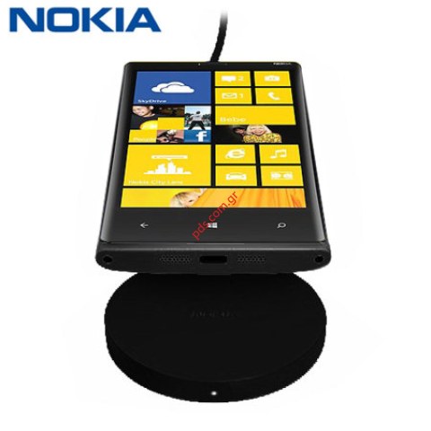 Γνήσια βάσης φόρτισης μπαταρίας Nokia DT-601 Wireless Charging Plate Black (BULK) σε μαύρο χρώμα