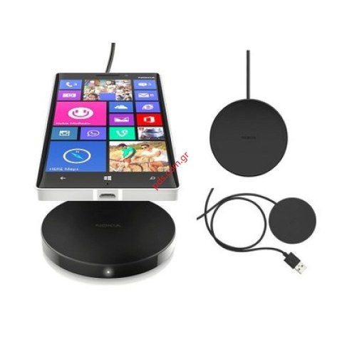 Γνήσια βάσης φόρτισης μπαταρίας Nokia DT-601 Wireless Charging Plate Black (BULK) σε μαύρο χρώμα