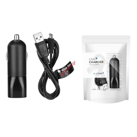 Φορτιστής αυτοκινήτου PR-12V2A Black 12v/2.1A εξτρα καλώδιο microUSB 1m σε μαύρο χρώμα 2 pcs Box Φορτιστής αυτοκινήτου PR-12V2A Black 12v/2.1A εξτρα καλώδιο microUSB 1m σε μαύρο χρώμα 2 pcs Box